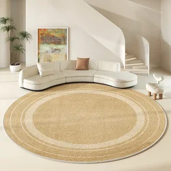 Round Large Area Carpet Living Room Nordic Style Non Slip Coffee Table Carpets Bedroom Swivel Chair Rug 러그 Alfombra Redonda