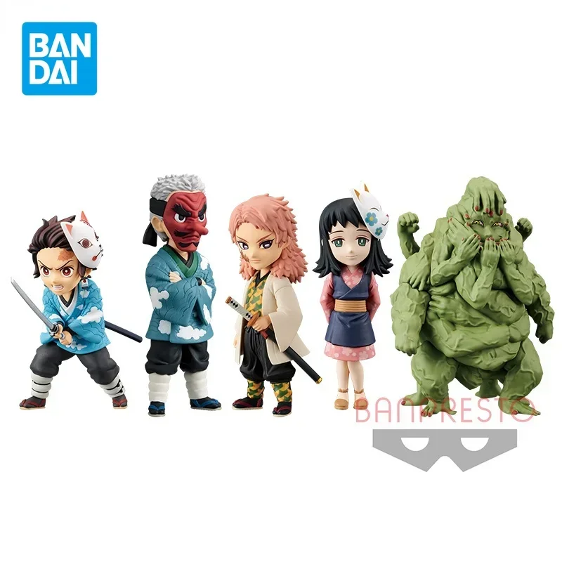 Bandai oryginalne WCF Anime Demon Slayer ostateczny wybór 1 Kamado Tanjirou Urokodaki Sakonji Teoni figurka zabawki dla dzieci lalki prezent