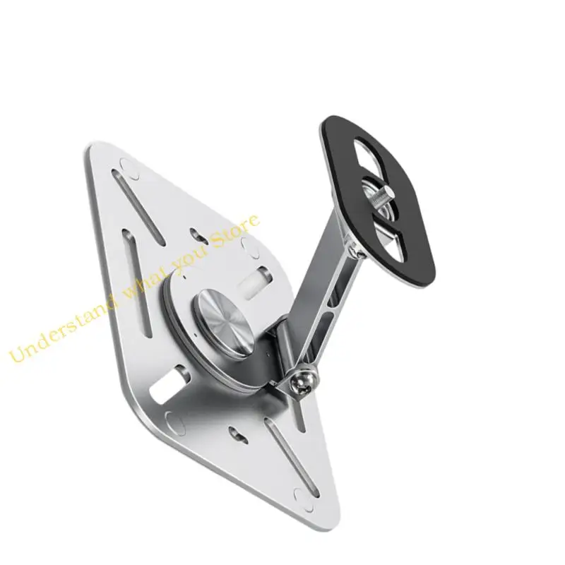 J60A Wall Ceiling Projector Mount Carbon Steel 3kg Load Capacity Projector Stand Foldable For Home Theater Setups