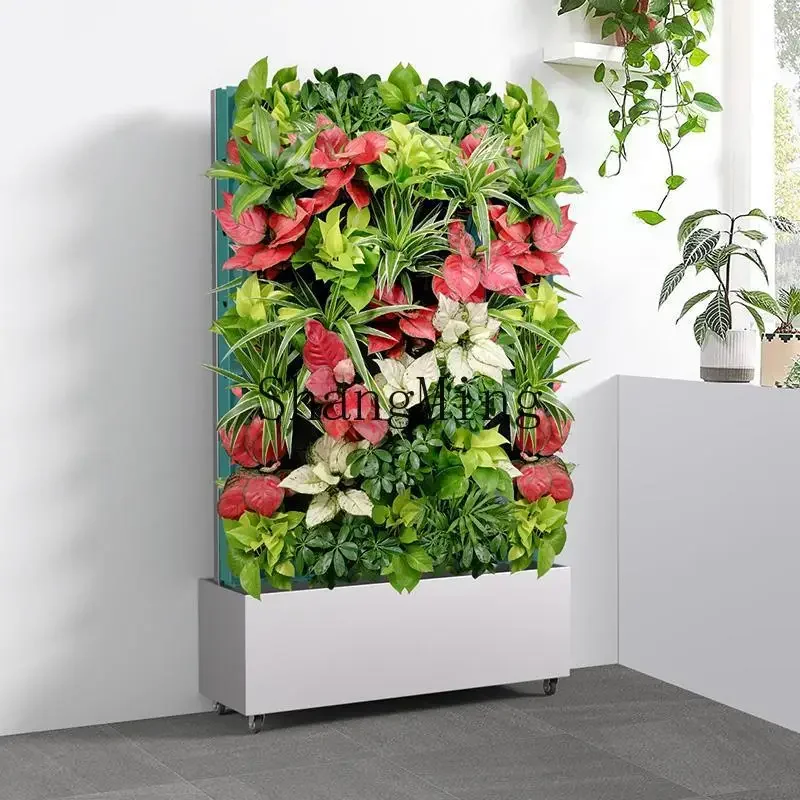 SM balcony automatic watering flower stand multi-layer mobile vegetable planting stand living room floor flower pot shelf