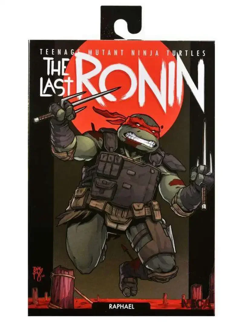 

In Stock Original NECA Figure The Last Ronin Turtles Raphael Karal Footbot Figurine Figure Model Toys Joint Action Figure Toys