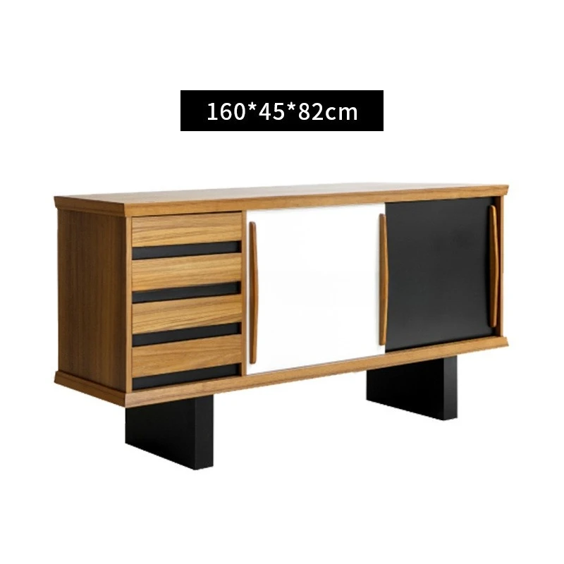 레트로 스타일 현관 수납장 벽면 설치형 다기능 다이닝 사이드 캐비닛 수납 소파 사이드 캐비닛