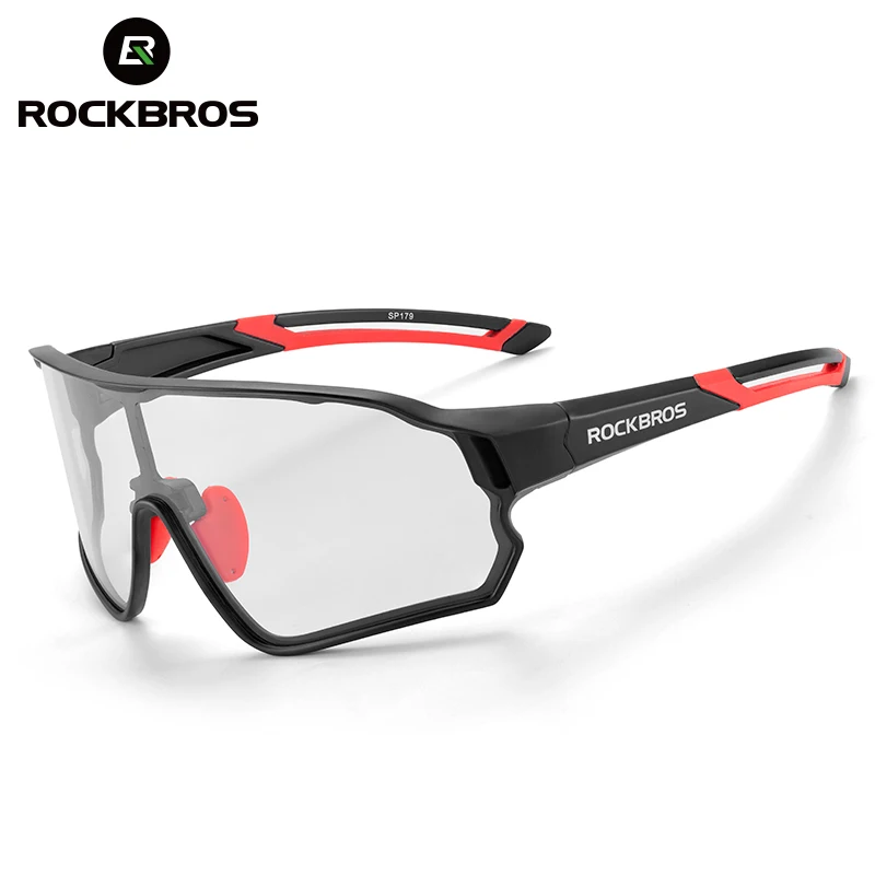 

ROCKBROS Photochromic Bike Glasses Sports Eyewear Men Women Outdoor Sunglasses Sun Protection MTB Road Cycling Goggles