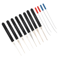 12PCS Lock Pick Set Locksmith Supplies Broken Key Auto Extractor Remove Hooks Stainless Steel DIY Hand Tools Hardware