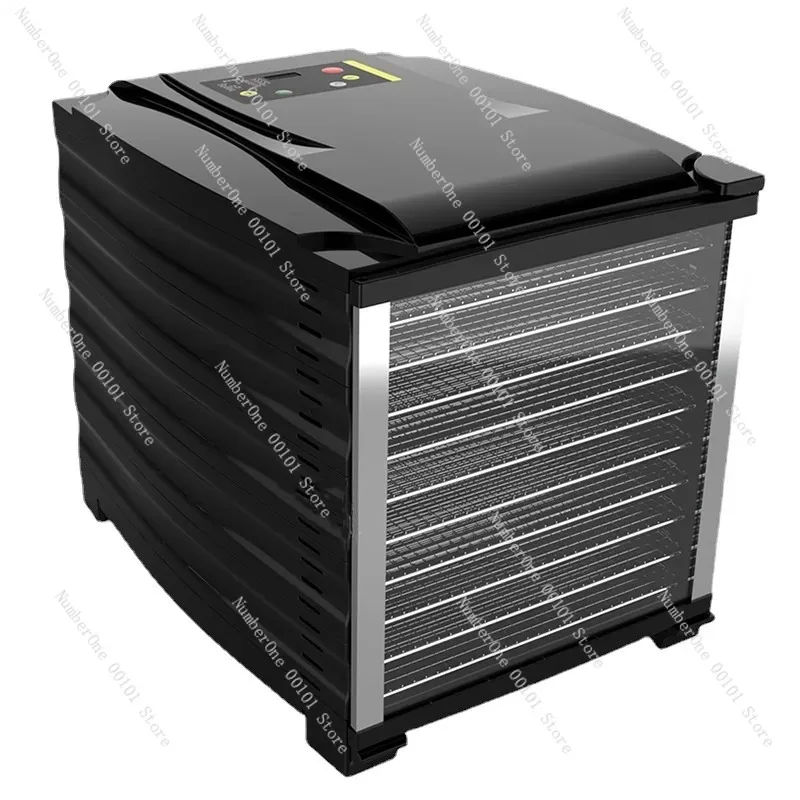 Household Stainless Steel 10-Layer Food Dehydrator, Fruit Vegetable Air Dryer for Jerky Herbs, Digital Electric Drying Machine