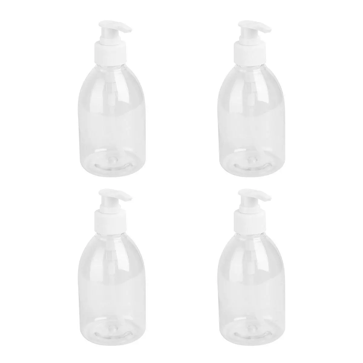 4 قطعة 350 مللي زجاجة مضخة الضغط زجاجة فرعية لتخزين الصابون كاذبة ديكور المنزل مادة آمنة متينة مريحة للتنظيف #5