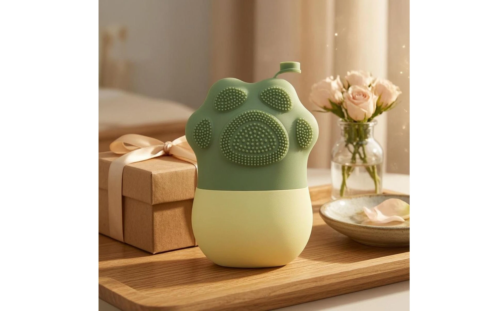 Cat Paw Ice Mold Flexible Facial Ice Mold Face Cooler Freezer Safe Easy Release