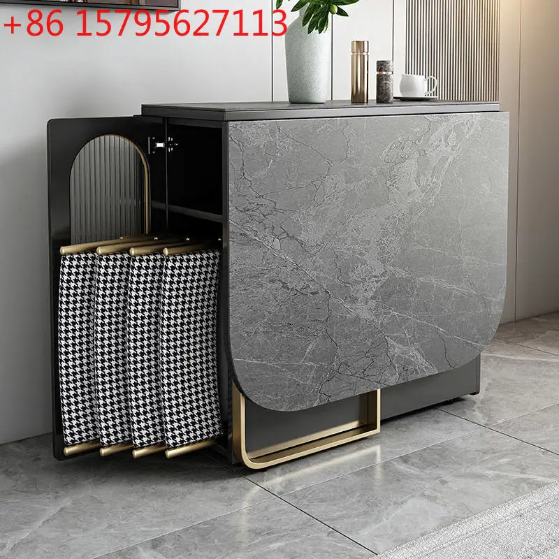 طاولة طعام وكراسي قابلة للطي، شقة صغيرة، حديثة وبسيطة، متعددة الوظائف، موفرة للمساحة، طعام منزلي تلسكوبي