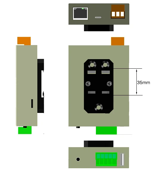 

IEC1001-ARM Gateway by IEC IoT Application for Data Collection & Conversion From Protocols Like BACnet Modbus PLC M-Bus IEC104