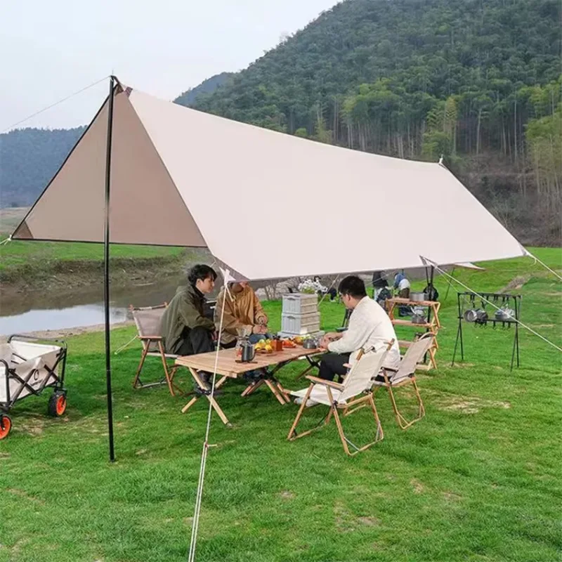 

STLF Hot Sale Oversize Camp Other Tent Waterproof Backpacking Tarp Shelter Lightweight Camping Tarp Tent Outdoor Hiking Tarp Can