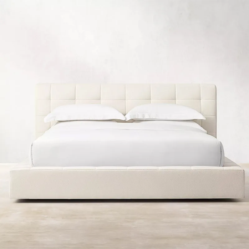 

American style, simple, modern, double bed, hotel, villa, model room