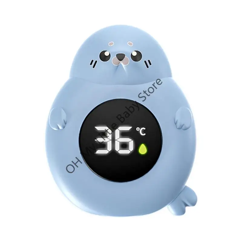 

M76C Instantly Read Baby Bath Thermograph with LED Display IPX7 Water Proofing Seal Design Safe Bathing Temperature Monitor