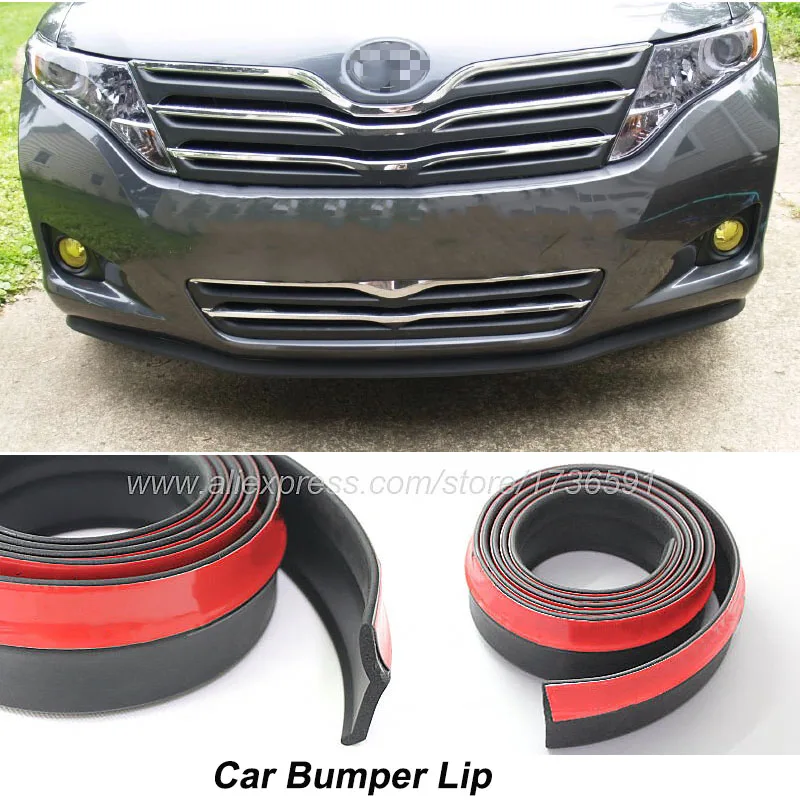 Car Front Lip Side Skirt Body Kit Trim Front Bumper Lip For Toyota EZ Corlla Prius YARiS RAV4 VIOS Camry LEVIN REIZ All Car