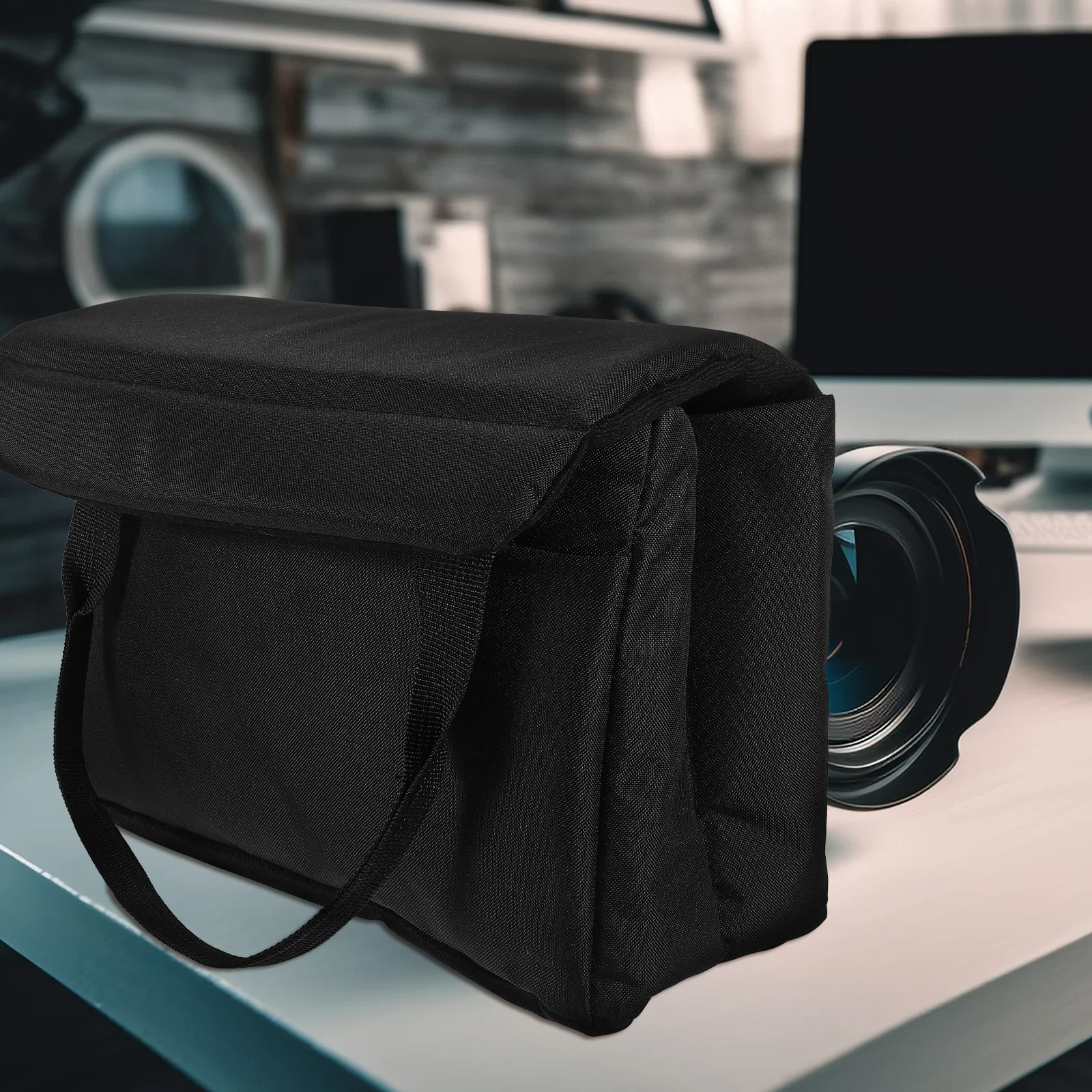 

Camera Inner Case Bag Foldable DSLR Photography Pouch Black Thickened Padding Portable Storage Camera Bag For Backpack