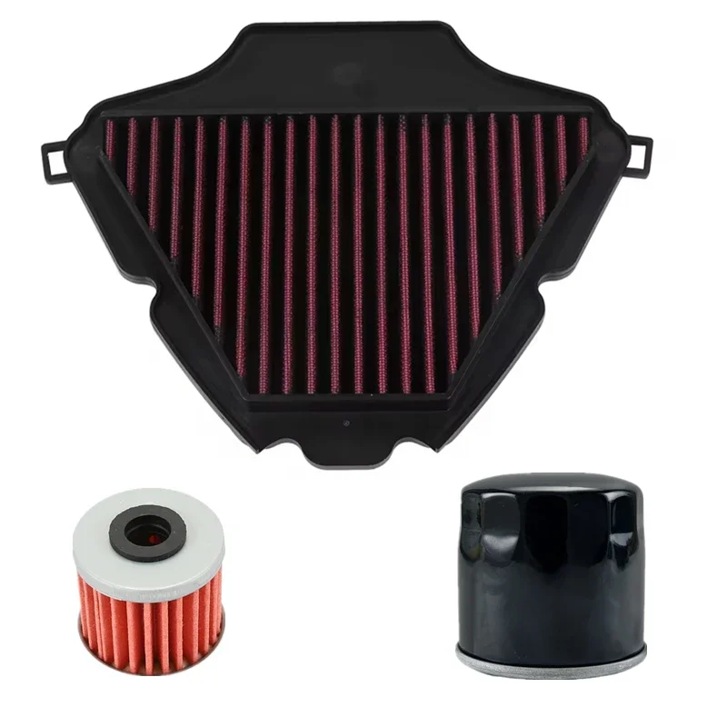 

Motorcycle High Flow Air Filter DVT Oil Filter For Honda X-ADV750 FORZA750 NSS750 NC750X 2021-2024 Intake Cleaner Accessories