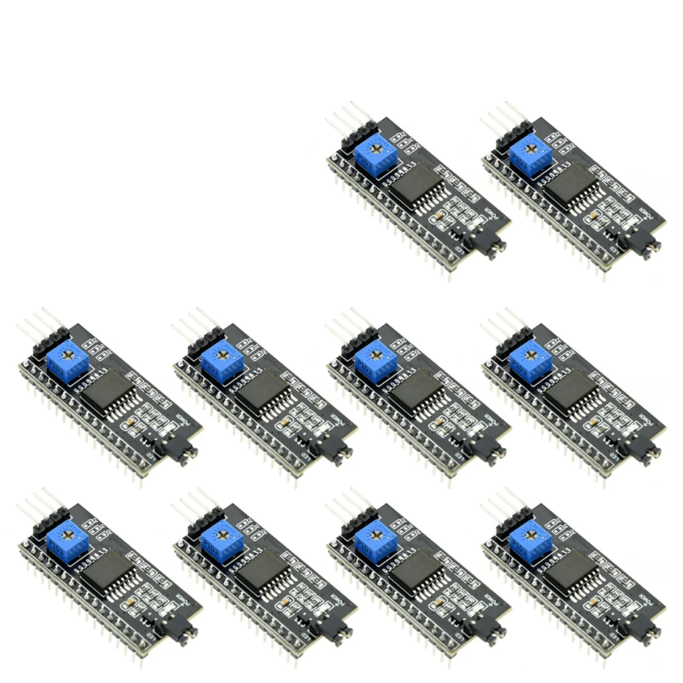1Pcs IIC/I2C Interface LCD1602 Adapter Plate Board 5V LCD Adapter Converter Module For LCD1602 2004 LCD For