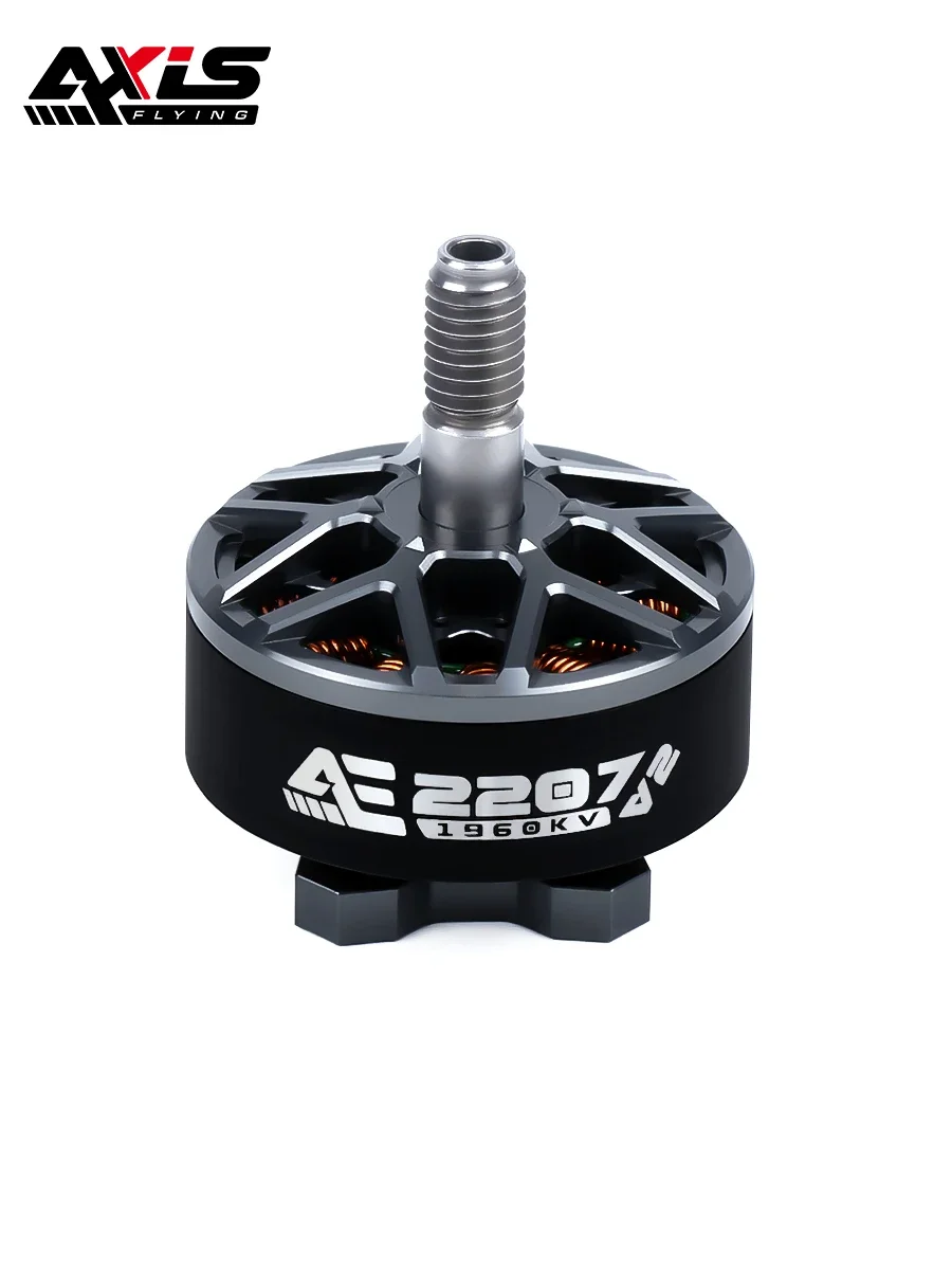 Axisflying ae2207 v2 motor sem escova para 5 polegadas/6 polegadas fpv drone/freestyle/sbang/cinemático longo alcance fpv peça diy