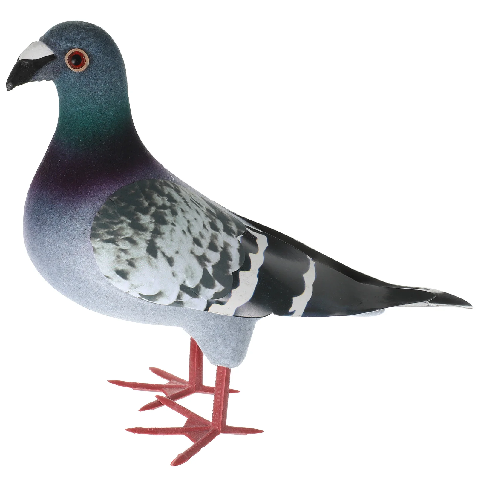 Artificial Foam Pigeon Model Fake Bird Garden Decoration Home Decor Miniature Figurine (Large Snow Gray Series Random Style)