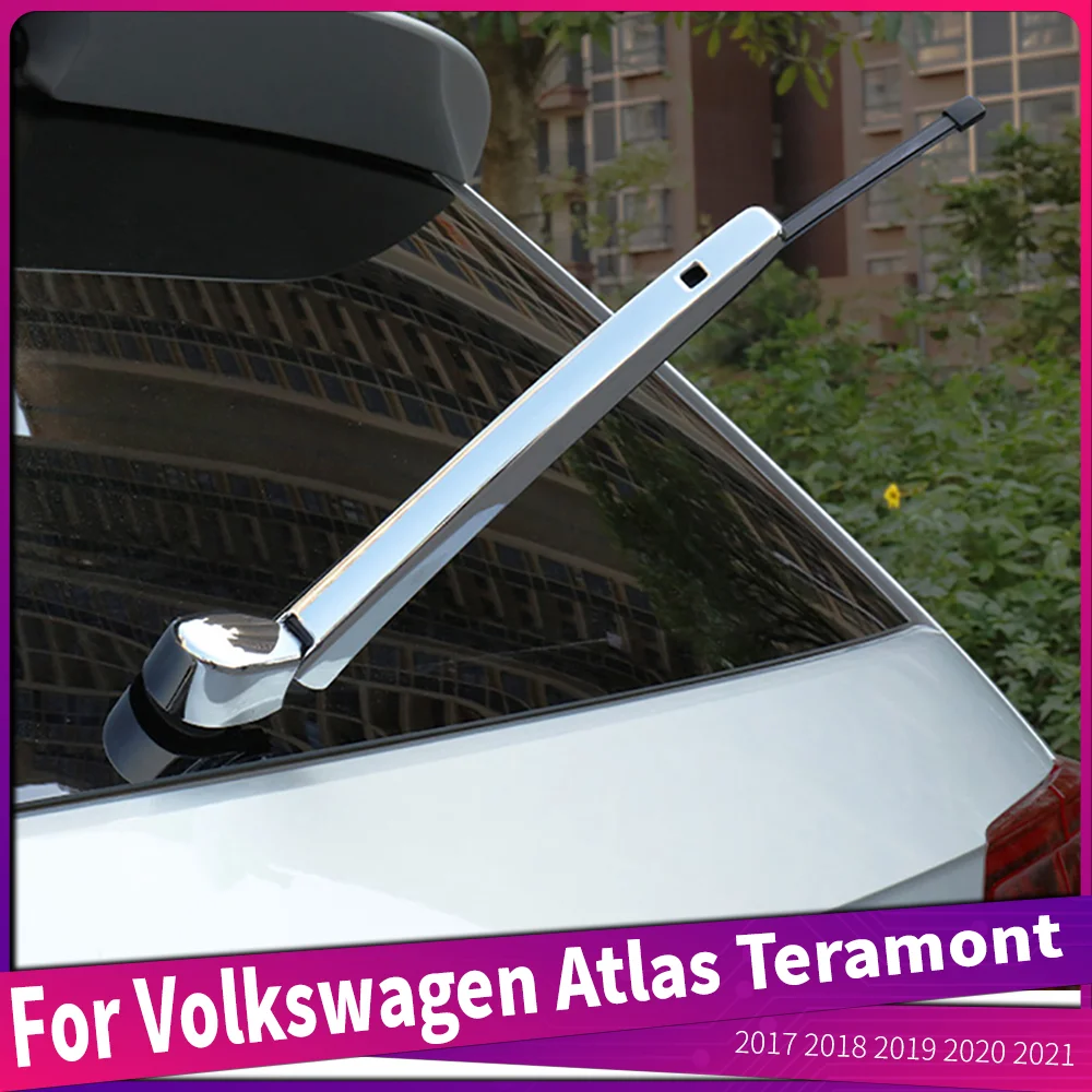 For Volkswagen Atlas Teramont 2017 2018 2019 2020 2021 Rear Window Wiper Cover Trims Exterior Windscreen Wiper Car Styling