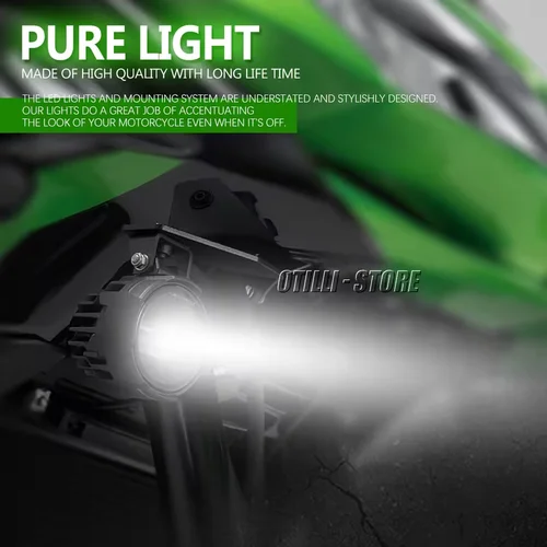 Imagen 2 del producto Nuevos soportes de montaje de luz, soporte de foco para Kawasaki Versys 650 Versys650 2014-2022, accesorios, lámpara de conducción auxiliar