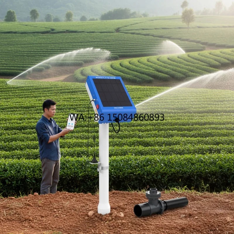 Factory Direct LoRa Wireless Valve Regulator Solar Powered Remote Intelligent Control Agriculture Water Irrigation Fittings
