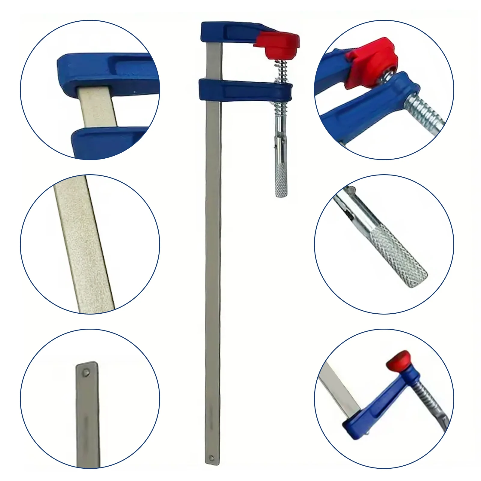 4pcs Wood Gluing Pipe Clamps set Fixture Quick Release Pipe Clamp English Wood Clamp for Woodworking Workbench tools