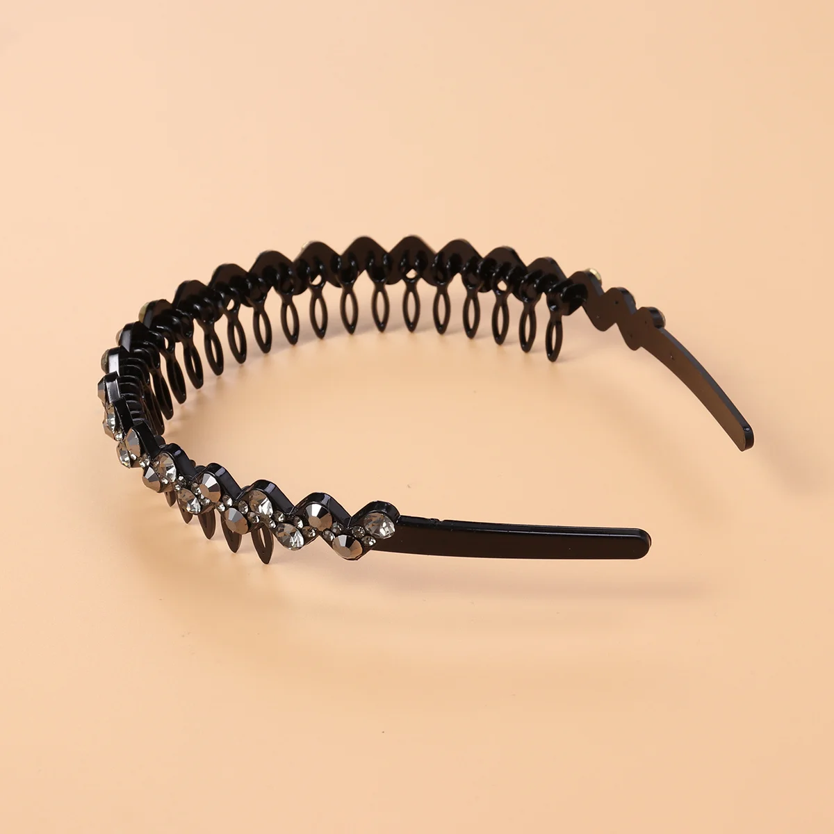 

Волнистая повязка на голову, большая хрустальная расческа, повязка для волос для девочек, сверкающий обруч для волос, вечерние, свадебные, праздничные, косплей, необычный бал, повседневная одежда