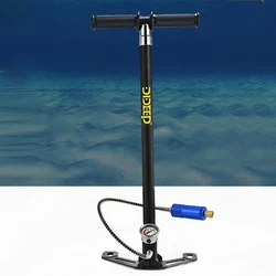 30mpa 4500Psi 4 Stage PCP Hand Pump Air Compressor High Pressure 300bar Operated HPA Tank Hunting Car Bicycle Air Rifle