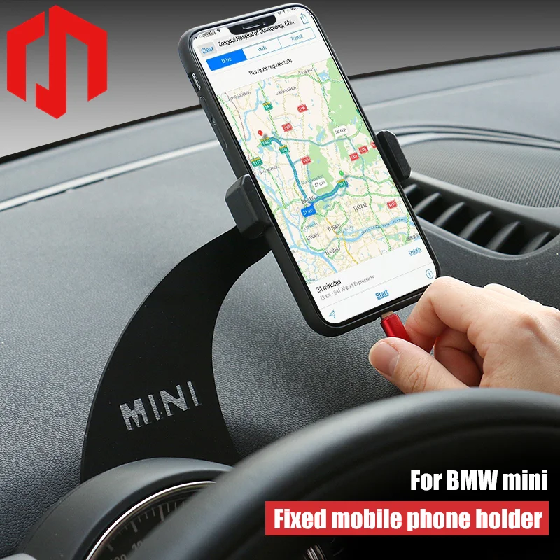 

Cell Phone Holder for BMW Mini Rotatable Phone GPS Holder for Clubman Countryman Cooper R60 R61 and R55 R56 F54 F55 F56 F57 F60