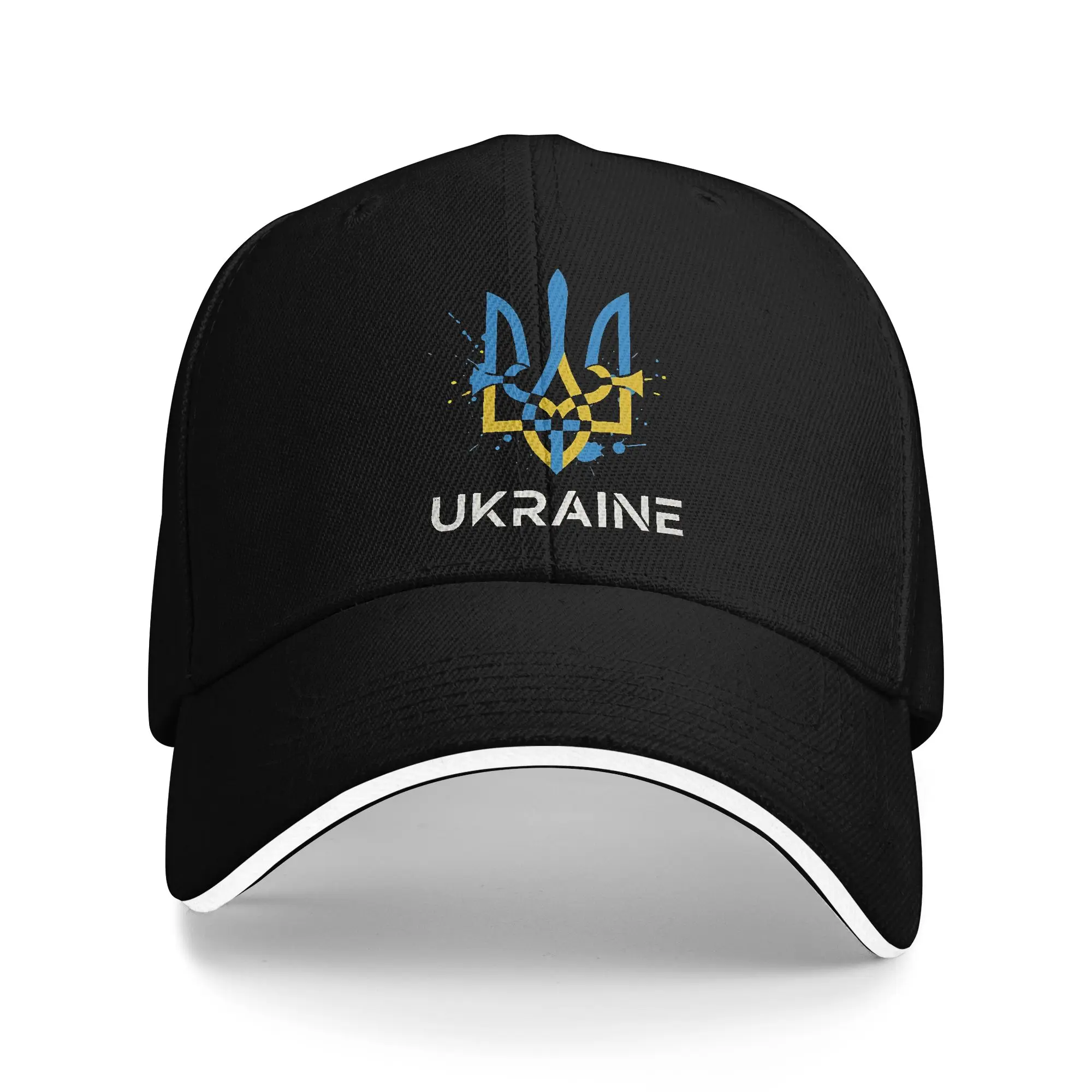 Graffiti Split Tryzub Ukraine Baseball Cap  Summer Casual Trucker Hat For Men Hunting Camping Sun Snapback Cap