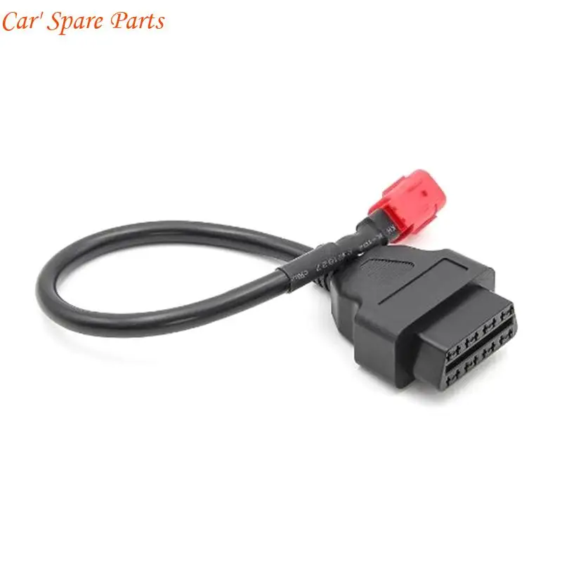 Y4UA 16 Pin to 6 Pin OBD2 Diagnostic Adapter Connector Extension Cable for Motorbike