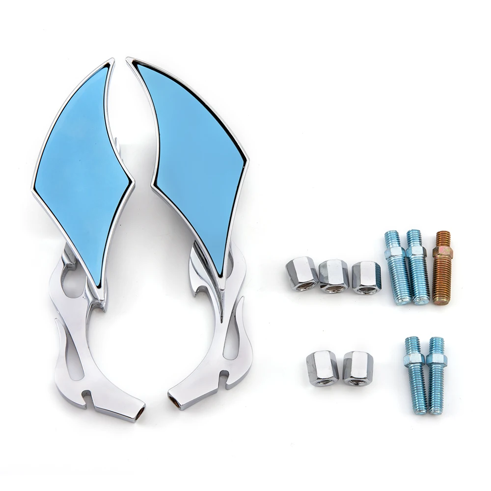 Universal Motorcycle Chrome Rear View Side Mirrors For Honda Shadow Spirit Aero Ace VT600 VT700 VT750 VT1100 VTX 1300 1800