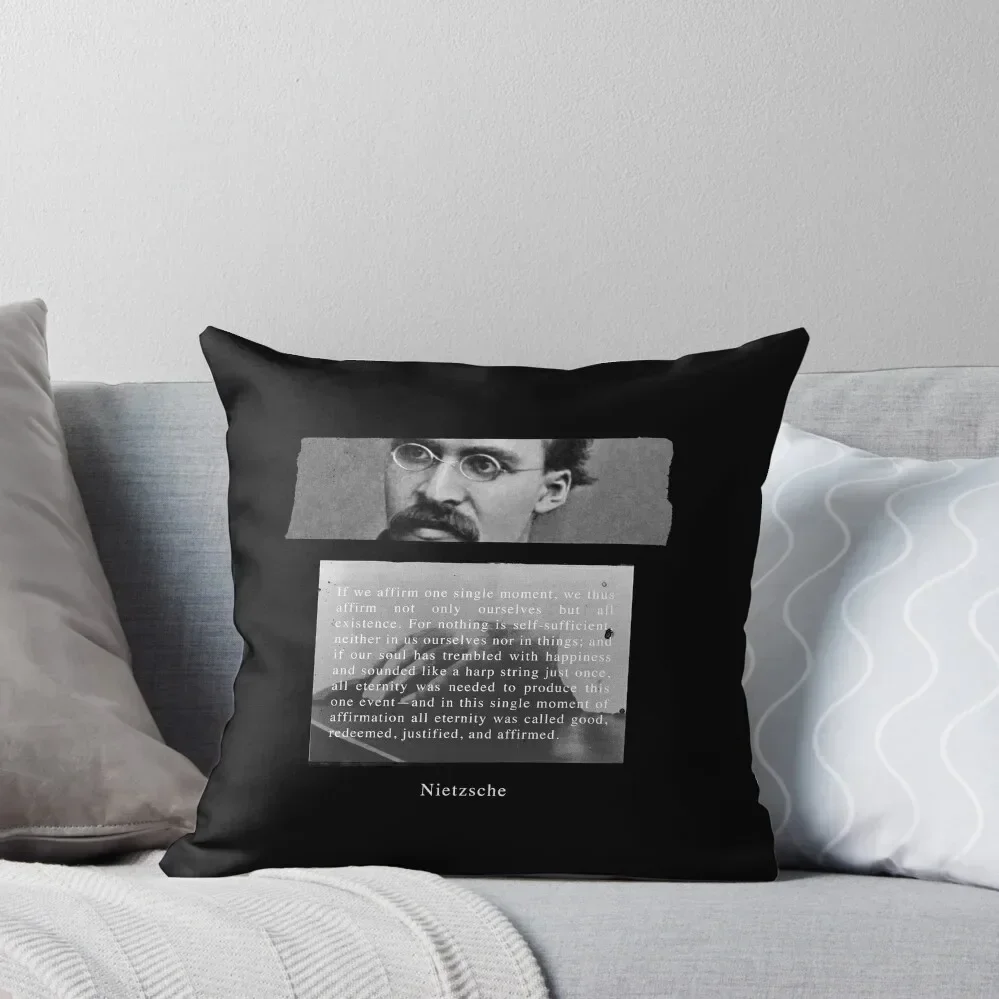 Nietzsche Art Throw Pillow christmas decorations 2025 Pillowcase Christmas Covers pillow