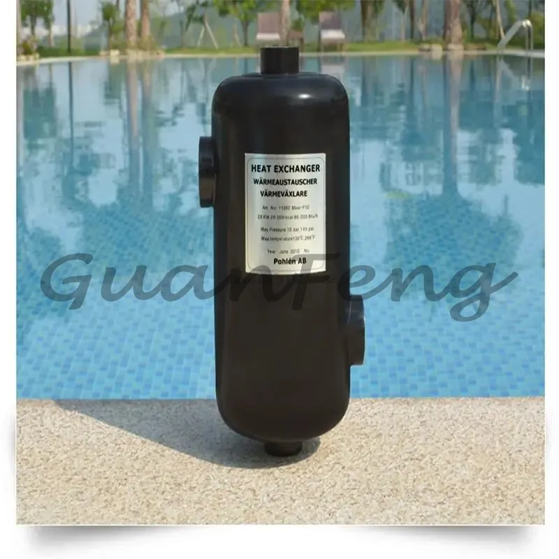 Swimming Pool Heat Pump Water Heater Parts Thermostat Heat Exchanger Pool Water Chiller Equipment