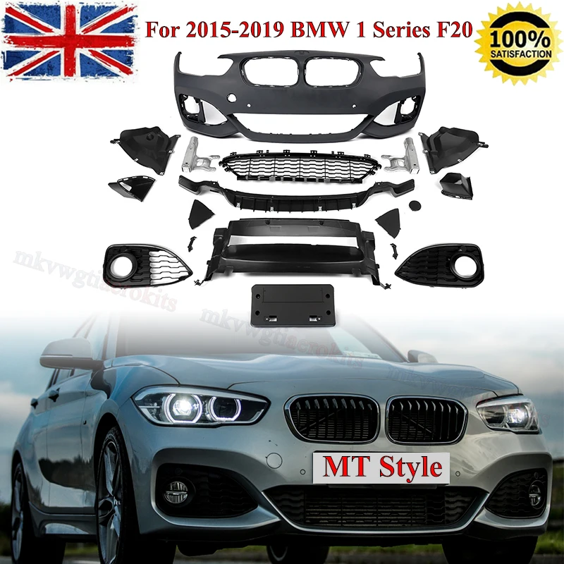 

For BMW 1 Series F20 15-19 LCI Coneversion MT Style Front Full Body Kits Bumper