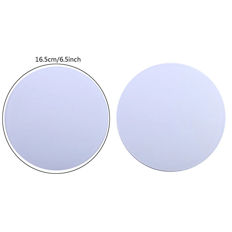2pcs 4/6/8 Inches Cake Applicator Baking Novice Cream Flattening Tool Acrylic Transparent Home Kitchen Caking Tools