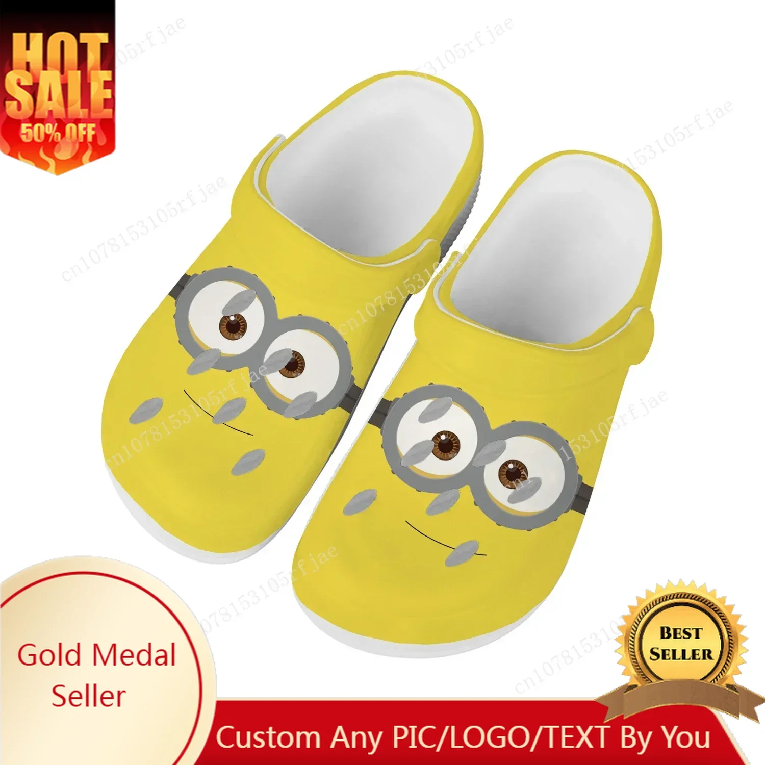 

Kevin Stewart Bob Home Clogs Little Yellow Man Cartoon Men Women Youth Boy Girl Sandals Shoes Garden Custom Shoes Hole Slippers