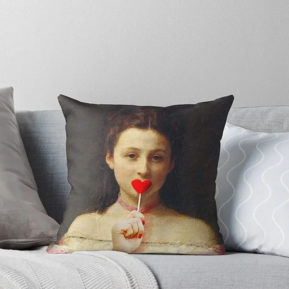 

girl lollipop Throw Pillow Cushion Cover Luxury luxury sofa pillows Christmas Pillowcase Luxury Sofa Cushions pillow
