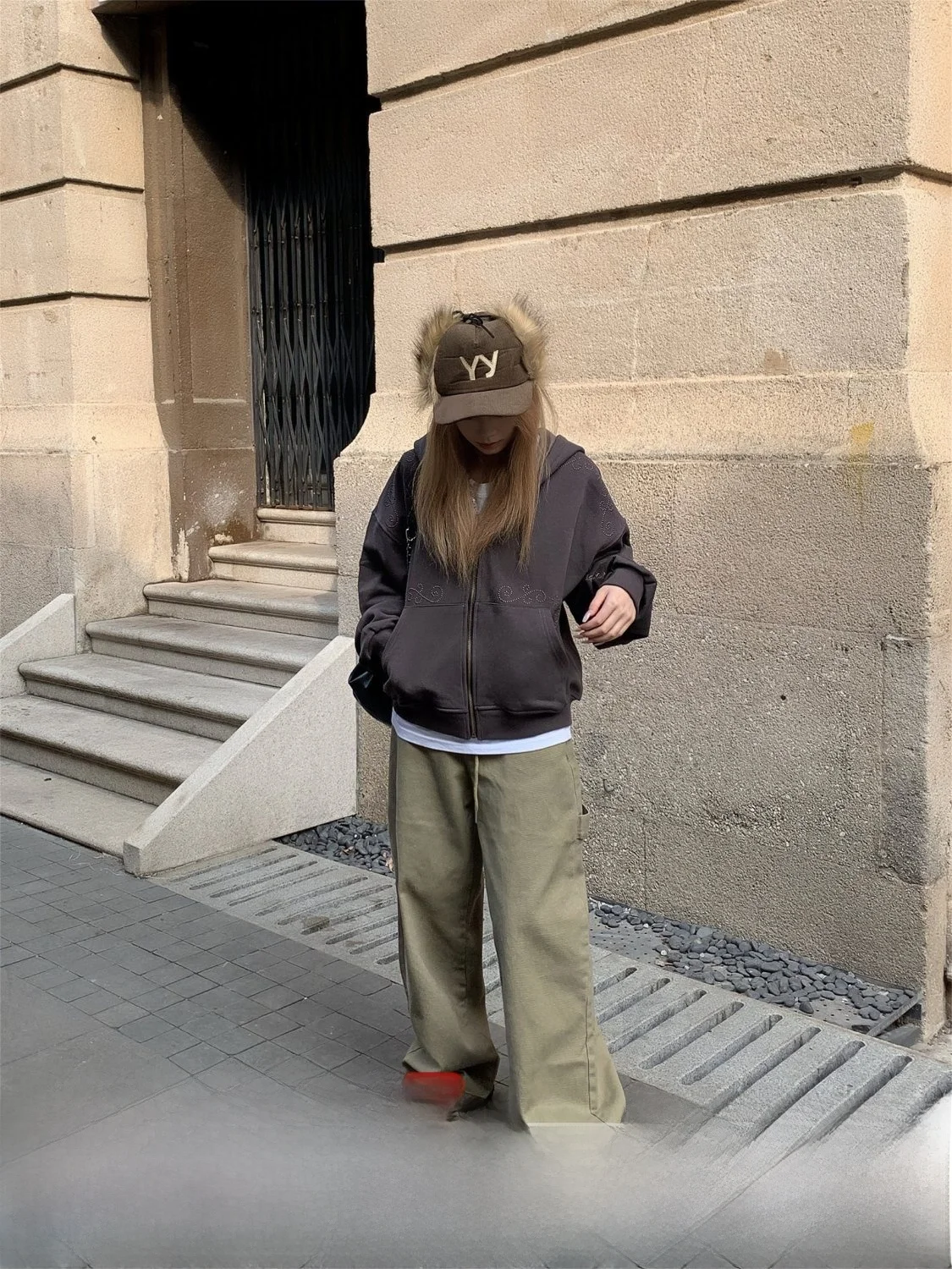 

Оригинальные американские рабочие брюки MTTEAT с вышивкой, прямого кроя, женские, повседневные, свободного кроя, в пол, в стиле стритвир