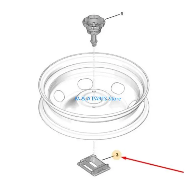 

U1JF Автомобильные запасные носители шин запасное колесо.