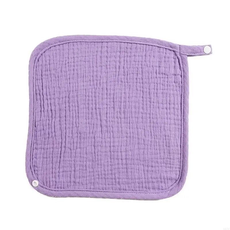 A5YC Baby vierkante slabbetjes pasgeboren kwijlende slabbetjes gezichtsdoek superabsorberend eetslab