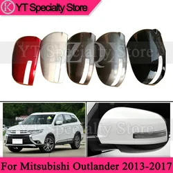 For Mitsubishi Outlander 2013-2017 Car Rear view Mirror Cap Rearview Mirror Cover Side mirror Lid Shell Housing