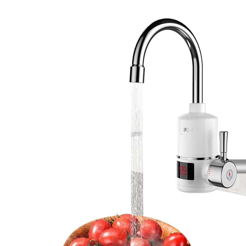 

Side inlet water electric faucet