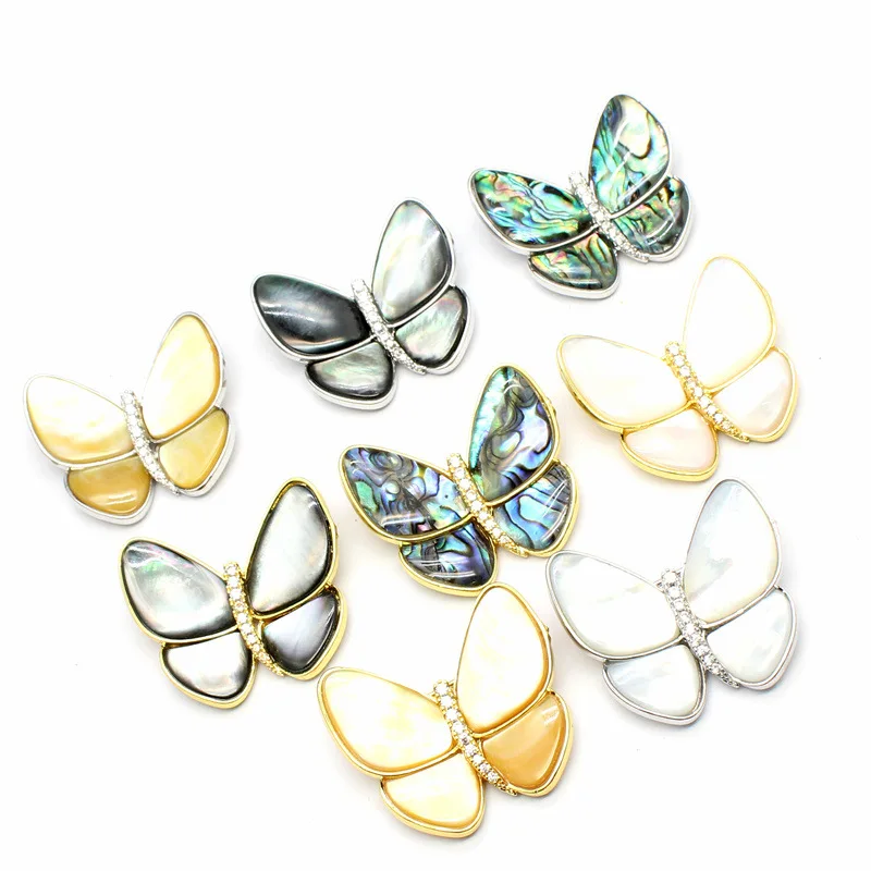 Polly Jewelry New Zealand Abalone Women's Brooch Clothing Animal and Butterfly shell lapel pin pendant fashion specific design a