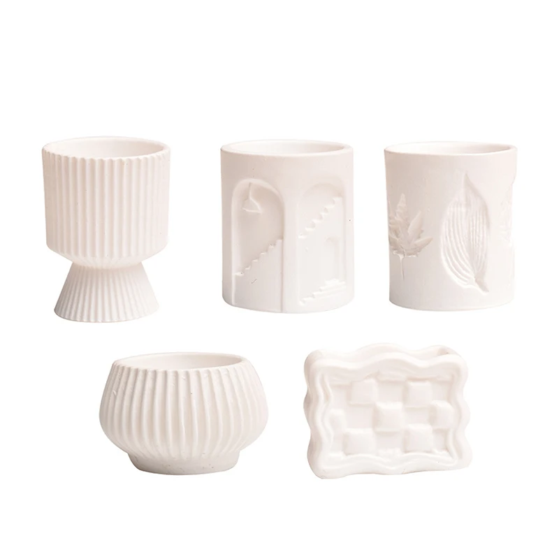 10 pezzi vaso in miniatura per casa delle bambole mini simulazione geometria vaso set composizione floreale vasi per piante verdi modello decorazioni per la casa giocattoli