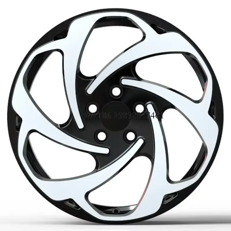 for HZR Forged Custom Aluminum Alloy Wheels 5x114.3 PCD R18 18 Inch Aftermarket New 40 45 50 ET Black Multiple Spokes
