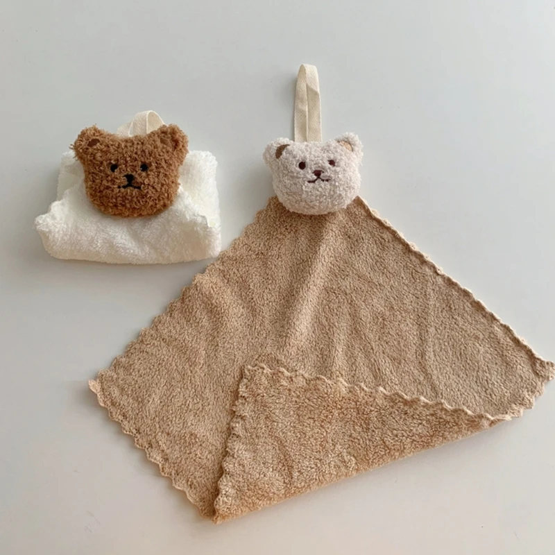 Wiping Towel Bear Handkerchief Strong Absorbents Wipes Face Towels for Kitchen Bathroom Baby Adults Soft Washcloths