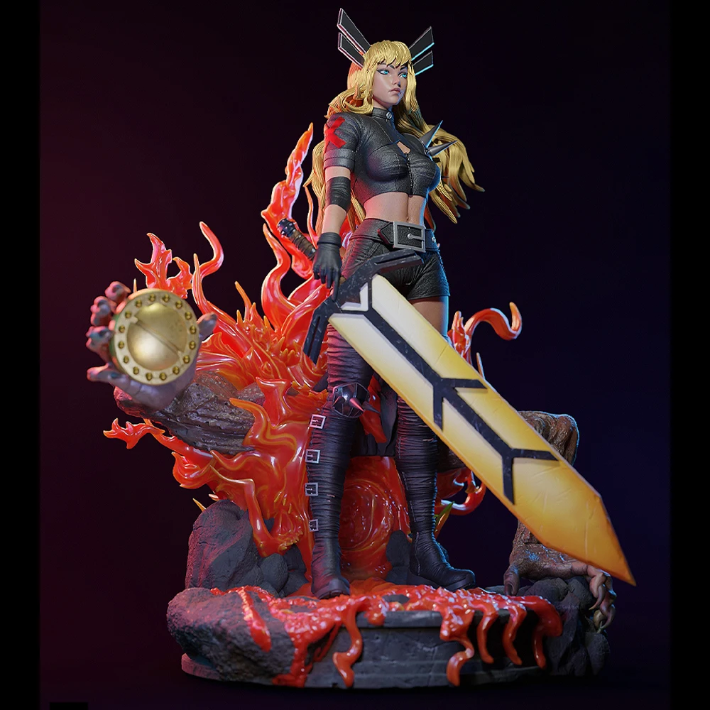 

1/24 3d Printing Model Kit Magical Monster Sexy Girl NSFW Anime Figure Model Kit DIY Miniature Reduction Statue Unpainted Toys