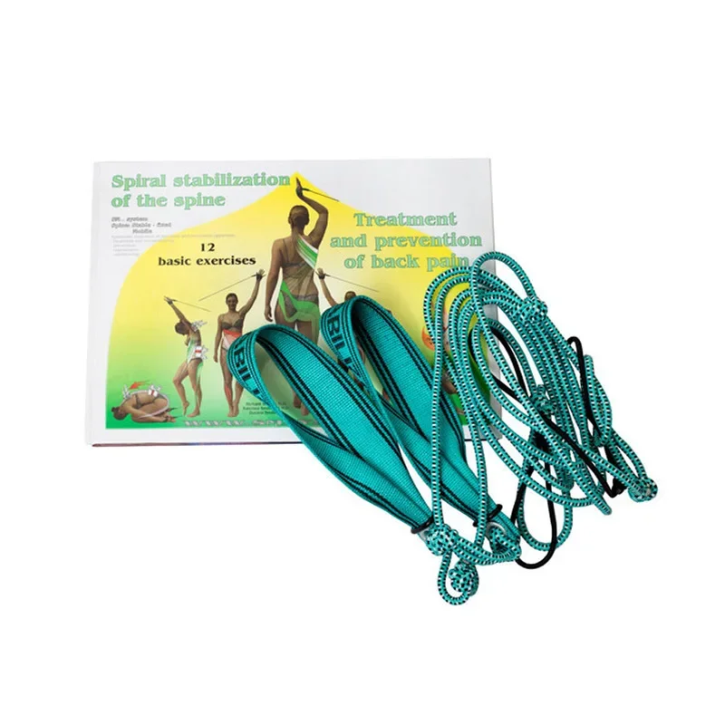 Spiralstabilisierte Trainingsbänder, seitliche Biegung, Muskelstärkung, Rehabilitation, Handmethode, Faszienkette, Korrekturübung