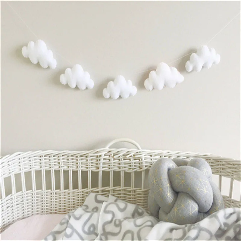 

Felt Cloud for Baby Children Room Baby Bed Tent Curtain Decor Baby Photo Props